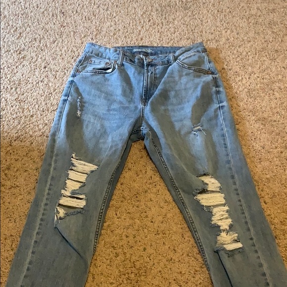 High waisted ripped mom jeans - Picture 5 of 6